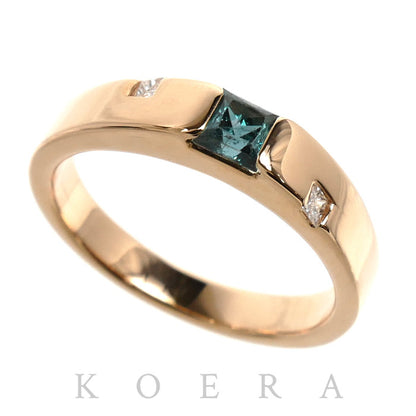 GEMCEREY ジェムケリー K18PG ピンクゴールド リング・指輪 アレキサンドライト0.317ct ダイヤモンド0.06ct 9号 4.3g レディース【中古】