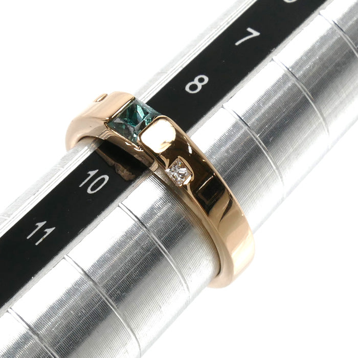 GEMCEREY ジェムケリー K18PG ピンクゴールド リング・指輪 アレキサンドライト0.317ct ダイヤモンド0.06ct 9号 4.3g レディース【中古】