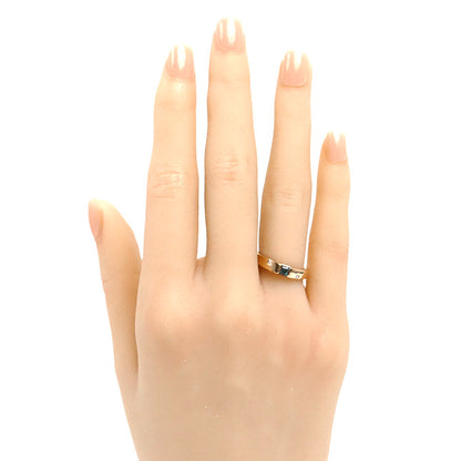 GEMCEREY ジェムケリー K18PG ピンクゴールド リング・指輪 アレキサンドライト0.317ct ダイヤモンド0.06ct 9号 4.3g レディース【中古】