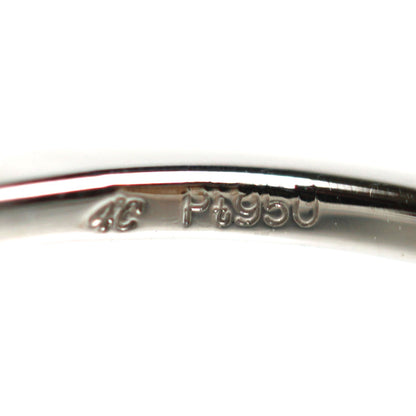 4℃ ヨンドシー Pt950プラチナ リング・指輪 ダイヤモンド 9号 2.1g レディース【中古】【美品】