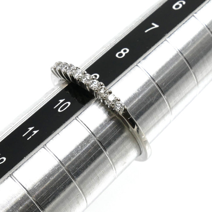 4℃ ヨンドシー Pt950プラチナ リング・指輪 ダイヤモンド 9号 2.1g レディース【中古】【美品】