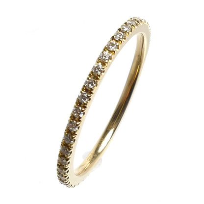 STAR JEWELRY スタージュエリー K18YG イエローゴールド フルエタニティ リング・指輪 ダイヤモンド0.28ct 13号 1.6g レディース【中古】