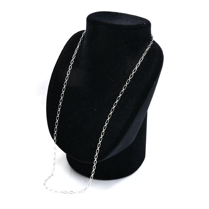 TIFFANY&Co. ティファニー K18WG ホワイトゴールド リンクチェーン ロング ネックレス 8.5g 60cm レディース【中古】
