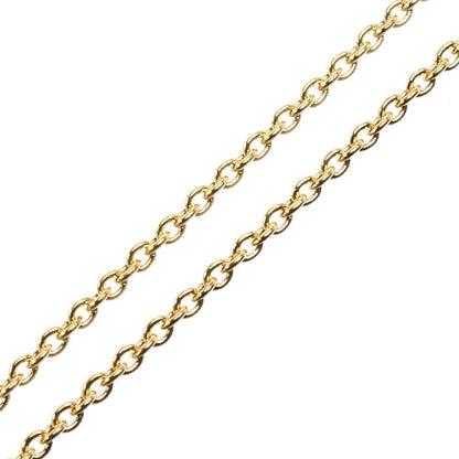 Queen クイーン K18YG イエローゴールド ネックレス ダイヤモンド0.51ct/0.09ct 4.7g 40cm レディース【中古】