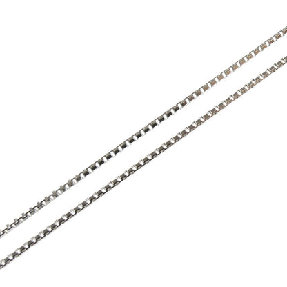 TASAKI タサキ K18WG ホワイトゴールド ネックレス ダイヤモンド0.32ct 3.7g ～46cm フリーチェーン レディース【中古】