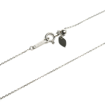4℃ ヨンドシー Pt850プラチナ ネックレス ダイヤモンド0.239ct 1.9g ～42cm フリーチェーン レディース【中古】