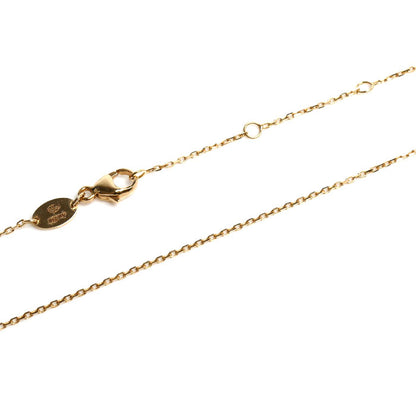 Chaumet ショーメ K18PG ピンクゴールド ジュ ドゥ リアン ネックレス 082932 ターコイズ ダイヤモンド 2.9g 38/40/42cm レディース【中古】