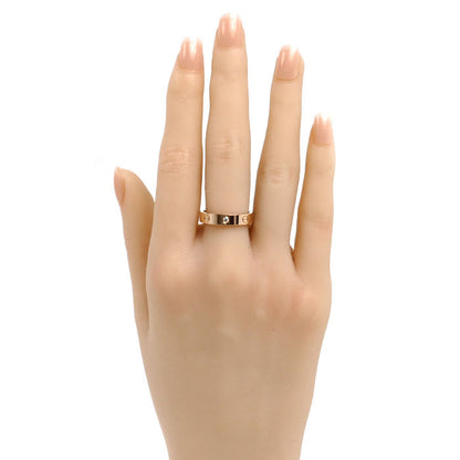 CARTIER カルティエ K18PG ピンクゴールド ミニラブ 1Pダイヤ リング・指輪 B4050755 ダイヤモンド 14.5号 55 4.9g レディース【中古】