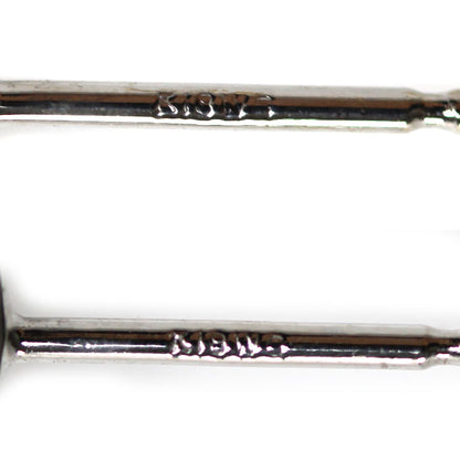 Ponte Vecchio ポンテヴェキオ K18WG ホワイトゴールド ハート ピアス ダイヤモンド0.27ct/0.27ct 2.5g レディース【中古】