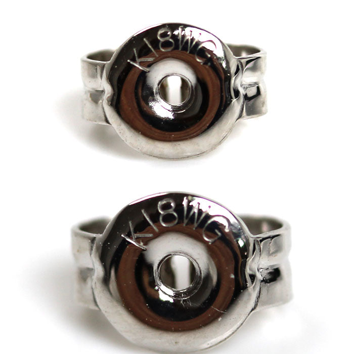 Ponte Vecchio ポンテヴェキオ K18WG ホワイトゴールド ハート ピアス ダイヤモンド0.27ct/0.27ct 2.5g レディース【中古】