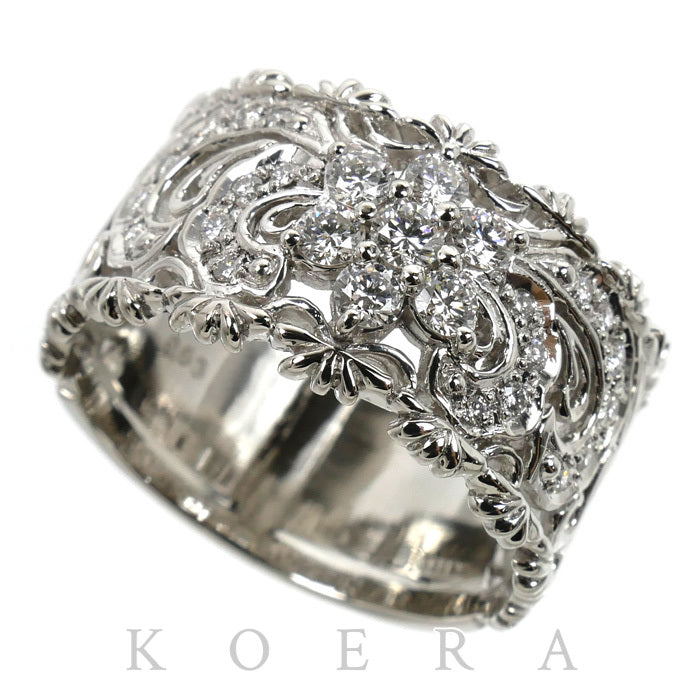 平和堂 Pt950プラチナ リング・指輪 ダイヤモンド0.63ct 23号 16.5g メンズ【中古】
