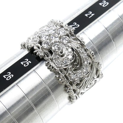 平和堂 Pt950プラチナ リング・指輪 ダイヤモンド0.63ct 23号 16.5g メンズ【中古】