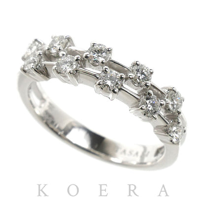 TASAKI タサキ K18WG ホワイトゴールド リング・指輪 ダイヤモンド0.40ct 12号 4.3g レディース【中古】【美品】