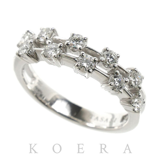 TASAKI タサキ K18WG ホワイトゴールド リング・指輪 ダイヤモンド0.40ct 12号 4.3g レディース【中古】【美品】