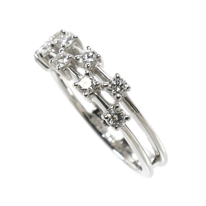 TASAKI タサキ K18WG ホワイトゴールド リング・指輪 ダイヤモンド0.40ct 12号 4.3g レディース【中古】【美品】