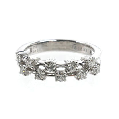 TASAKI タサキ K18WG ホワイトゴールド リング・指輪 ダイヤモンド0.40ct 12号 4.3g レディース【中古】【美品】