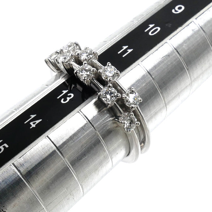 TASAKI タサキ K18WG ホワイトゴールド リング・指輪 ダイヤモンド0.40ct 12号 4.3g レディース【中古】【美品】