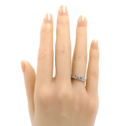 CHANEL シャネル K18WG ホワイトゴールド ココクラッシュ ミニ リング・指輪 J11871 ダイヤモンド 10.5号 51 3.2g レディース【中古】【美品】
