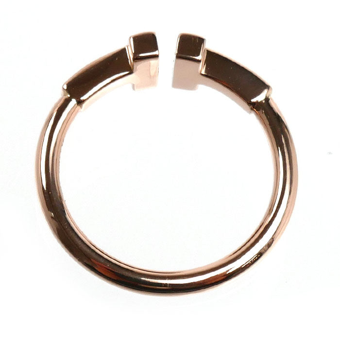 TIFFANY&Co. ティファニー K18PG ピンクゴールド Tワイヤー リング・指輪 60147389 7号 2.7g レディース【中古】
