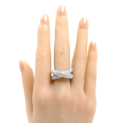 Queen クイーン K18WG ホワイトゴールド リング・指輪 ダイヤモンド1.92ct 12.5号 10.9g レディース【中古】【美品】
