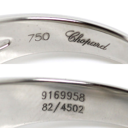 Chopard ショパール K18WG ホワイトゴールド ハッピーダイヤモンド リング・指輪 82/4502 ダイヤモンド 13号 7.6g レディース【中古】【美品】