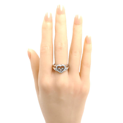 Chopard ショパール K18WG ホワイトゴールド ハッピーダイヤモンド リング・指輪 82/4502 ダイヤモンド 13号 7.6g レディース【中古】【美品】