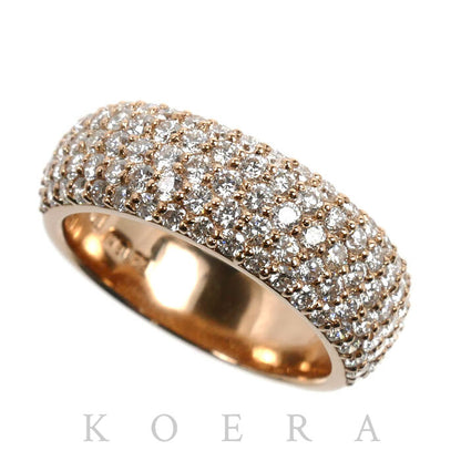 Ponte Vecchio ポンテヴェキオ K18PG ピンクゴールド リング・指輪 ダイヤモンド1.04ct 6.5号 5.2g レディース【中古】【美品】