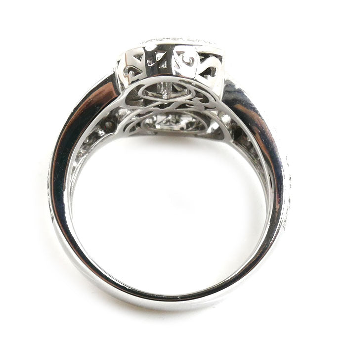 ゆきざき K18WG ホワイトゴールド NOMBRE No.8 リング・指輪 Y.NOMBRE.1.9.8.L ダイヤモンド1.00ct 19号 13.4g メンズ【中古】【美品】