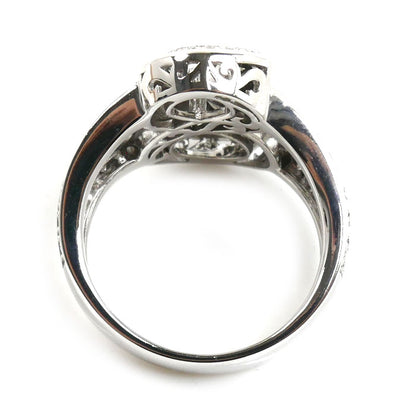 ゆきざき K18WG ホワイトゴールド NOMBRE No.8 リング・指輪 Y.NOMBRE.1.9.8.L ダイヤモンド1.00ct 19号 13.4g メンズ【中古】【美品】