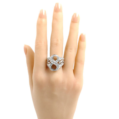 ゆきざき K18WG ホワイトゴールド NOMBRE No.8 リング・指輪 Y.NOMBRE.1.9.8.L ダイヤモンド1.00ct 19号 13.4g メンズ【中古】【美品】