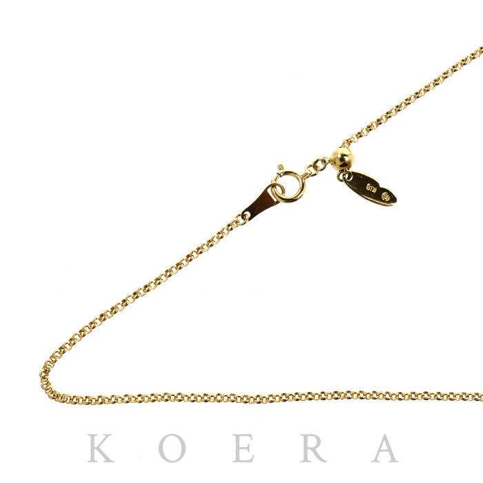 TASAKI タサキ K18PG ピンクゴールド ネックレス 5.9g ～65cm フリーチェーン レディース【中古】
