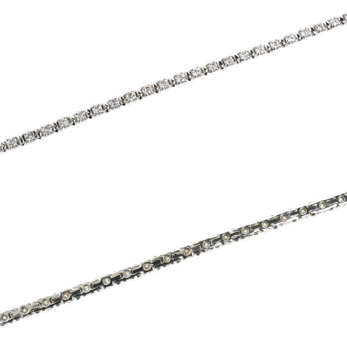 TASAKI タサキ K18WG ホワイトゴールド テニス ブレスレット ダイヤモンド1.50ct 8.3g 18cm レディース【中古】