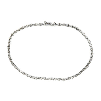 TASAKI タサキ K18WG ホワイトゴールド テニス ブレスレット ダイヤモンド1.50ct 8.3g 18cm レディース【中古】