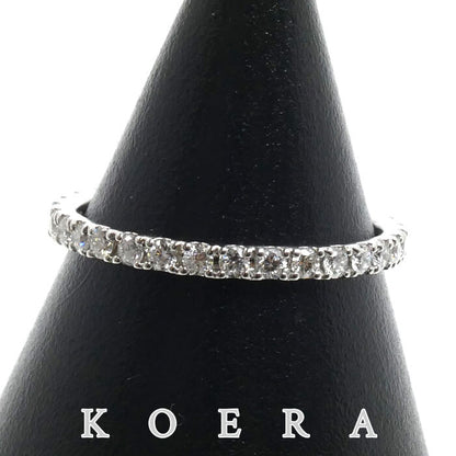 Pt900プラチナ フルエタニティ リング・指輪 ダイヤモンド0.52ct 11号 1.6g レディース【中古】