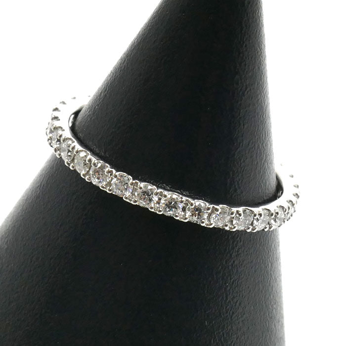 Pt900プラチナ フルエタニティ リング・指輪 ダイヤモンド0.52ct 11号 1.6g レディース【中古】
