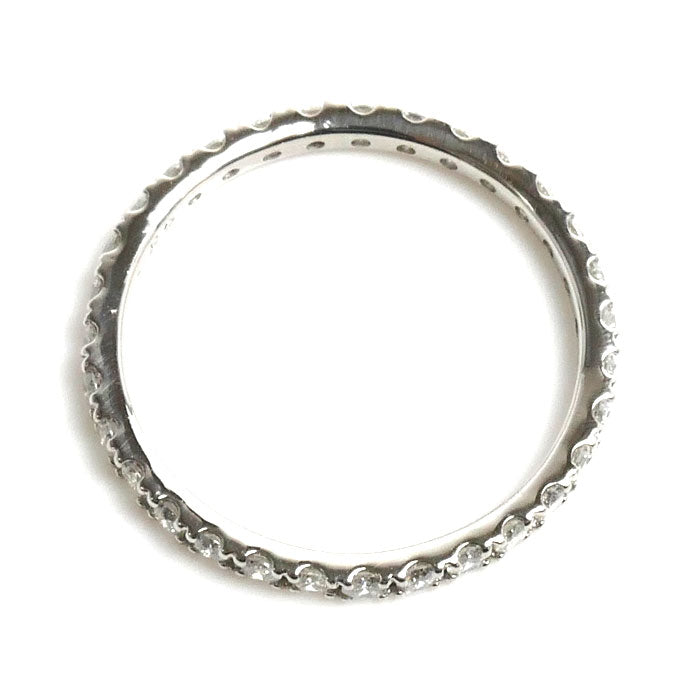 Pt900プラチナ フルエタニティ リング・指輪 ダイヤモンド0.52ct 11号 1.6g レディース【中古】