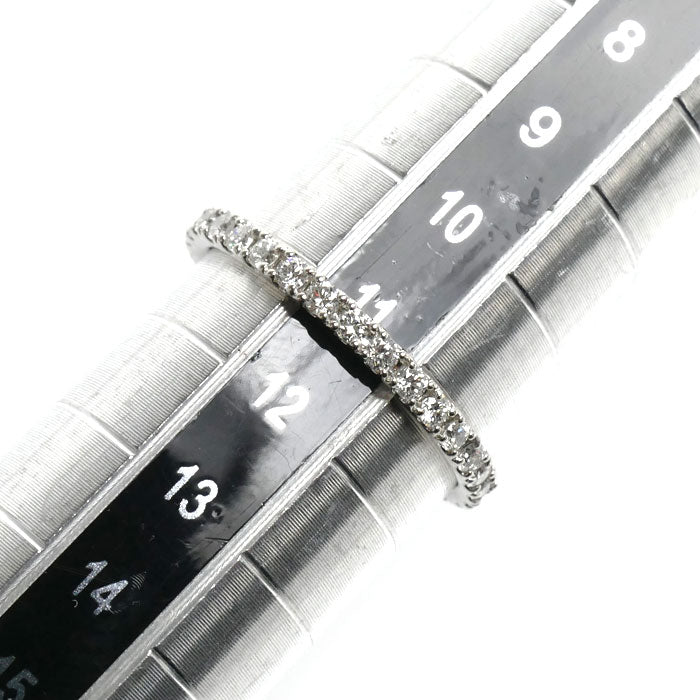 Pt900プラチナ フルエタニティ リング・指輪 ダイヤモンド0.52ct 11号 1.6g レディース【中古】