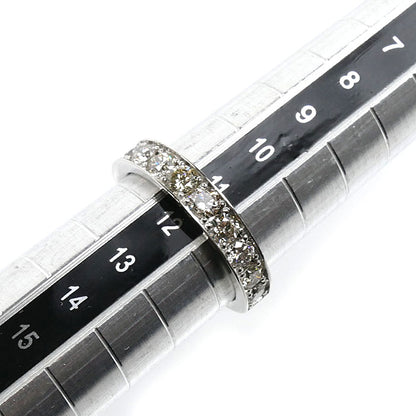 Pt950プラチナ ハーフエタニティ リング・指輪 ダイヤモンド1.00ct 11号 3.1g レディース【中古】