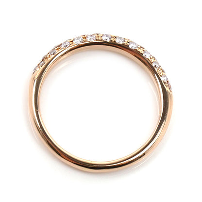 K18PG ピンクゴールド リング・指輪 ダイヤモンド0.33ct 9号 1.9g レディース【中古】