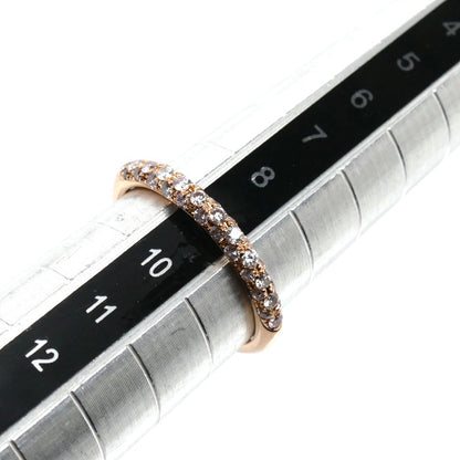 K18PG ピンクゴールド リング・指輪 ダイヤモンド0.33ct 9号 1.9g レディース【中古】