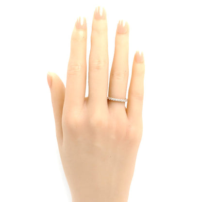 K18PG ピンクゴールド リング・指輪 ダイヤモンド0.33ct 9号 1.9g レディース【中古】
