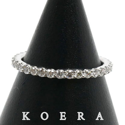 Pt900プラチナ フルエタニティ リング・指輪 ダイヤモンド0.54ct 11.5号 2.4g レディース【中古】