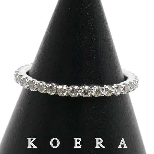 Pt900プラチナ フルエタニティ リング・指輪 ダイヤモンド0.54ct 11.5号 2.4g レディース【中古】