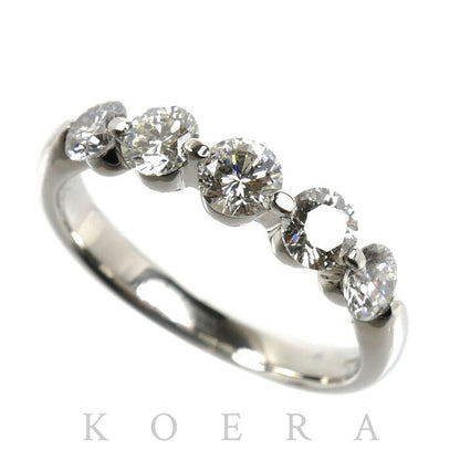Pt900プラチナ リング・指輪 ダイヤモンド1.00ct 13号 4.4g レディース【中古】【美品】