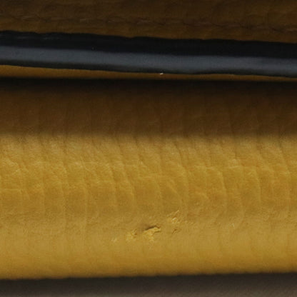 LOEWE ロエベ トライフォールド ウォレット  三つ折り財布 アナグラム  からし色 C821TR2X02 8110 レディース【中古】