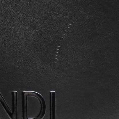 FENDI フェンディ ロゴ ショッピングバッグ 2Wayショルダーバッグ ブラック 7VA512 レディース【中古】