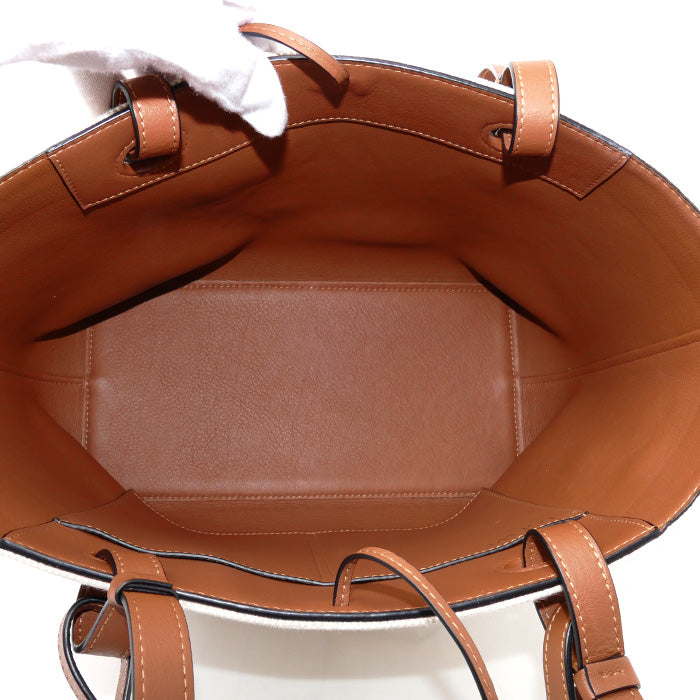 LOEWE ロエベ アナグラム スモール トートバッグ アイボリー 新品 LOEWE ロエベ アナグラム スモール トートバッグ アイボリー 新品