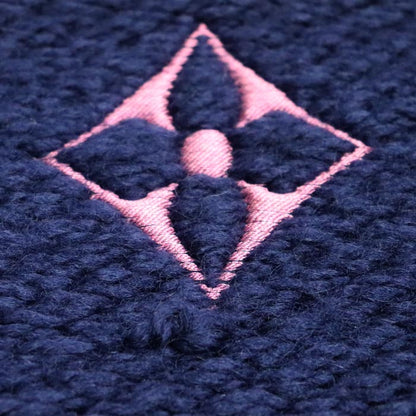 LOUIS VUITTON ルイ・ヴィトン エシャルプ・ロゴマニア マフラー ネイビー マルチ M70899 GM0138 レディース【中古】