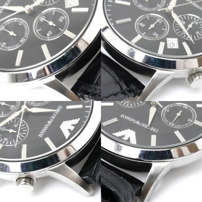 Emporio Armani エンポリオ・アルマーニ クロノグラフ 腕時計 電池式 AR-2447 メンズ【中古】