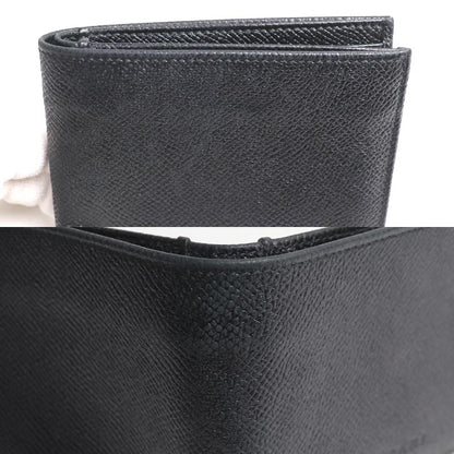 BVLGARI ブルガリ クラシコ 二つ折り財布 ブラック 20313 メンズ【中古】